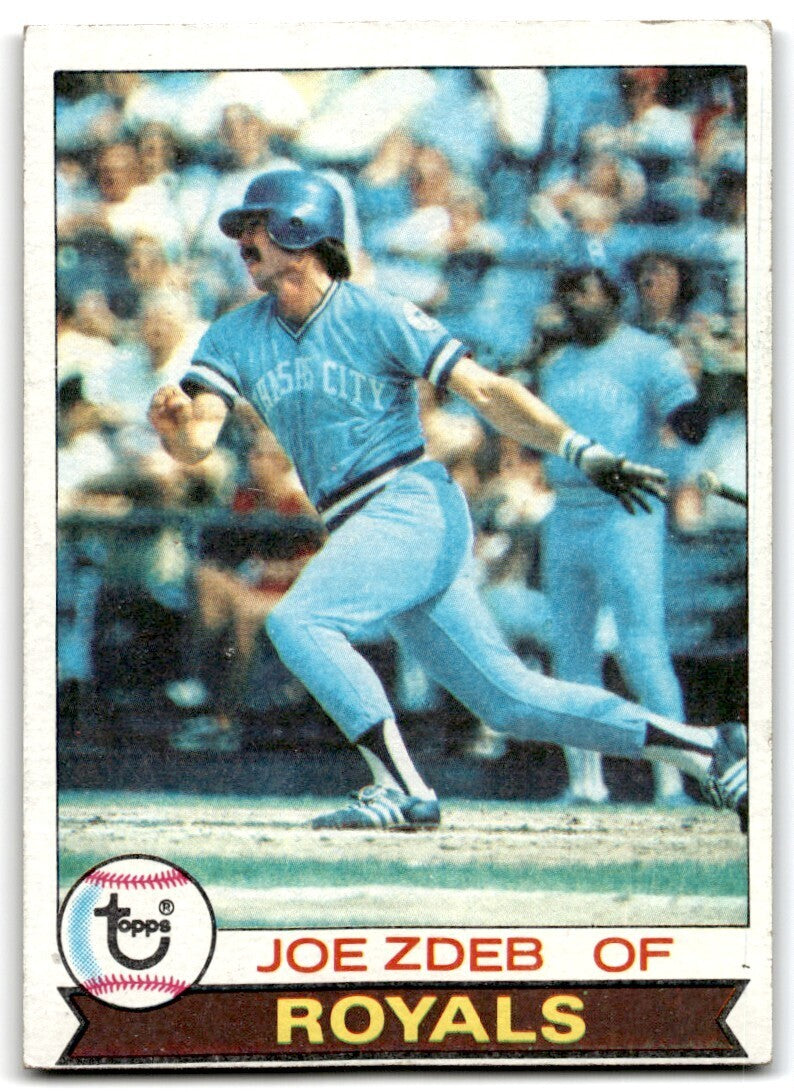 1979 Topps Joe Zdeb . Kansas City Royals #389