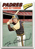 1977 Topps Merv Rettenmund . San Diego Padres #659