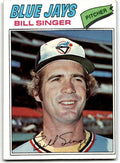 1977 Topps Bill Singer . Toronto Blue Jays #346