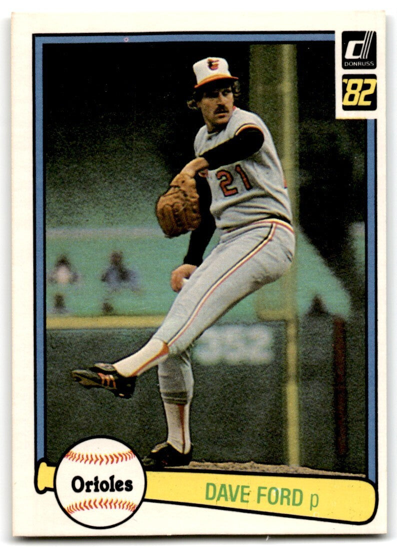 1982 Donruss Dave Ford . Baltimore Orioles #597