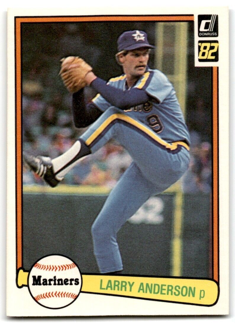 1982 Donruss Larry Anderson . Seattle Mariners #428
