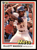 1981 Donruss Elliott Maddox .  New York Mets #397