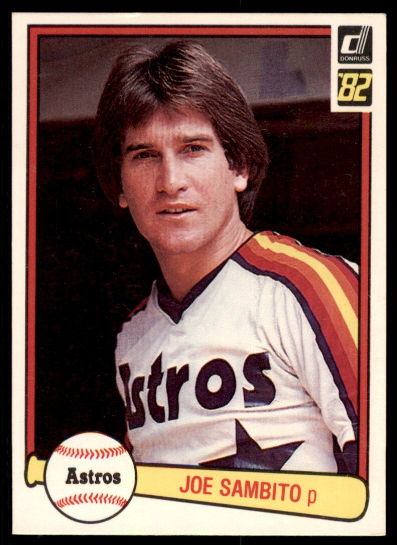 1982 Donruss Joe Sambito . Houston Astros #65