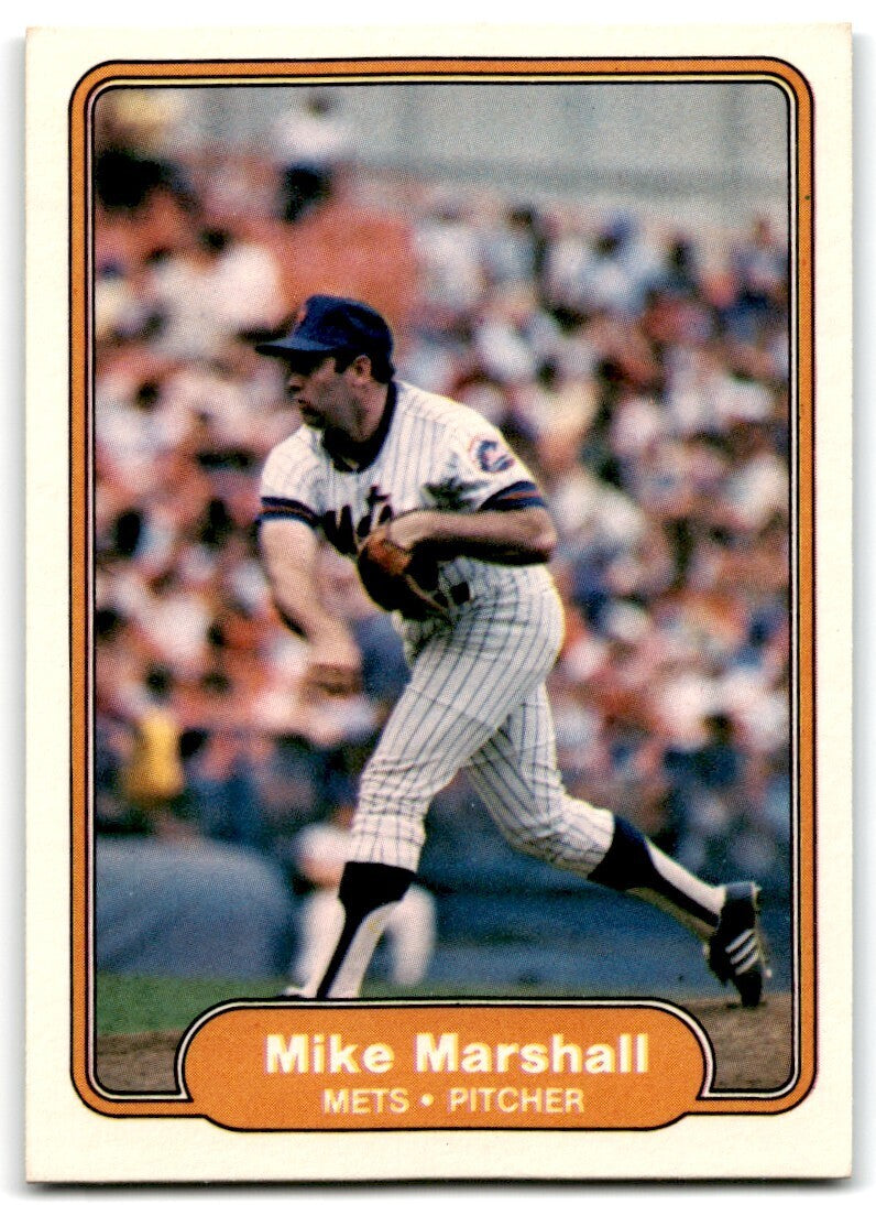 1982 Fleer Mike Marshall . New York Mets #532