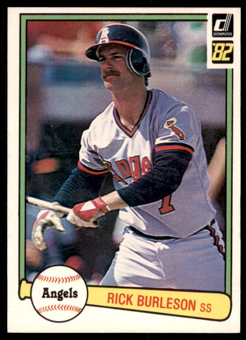 1982 Donruss Rick Burleson . California Angels #342