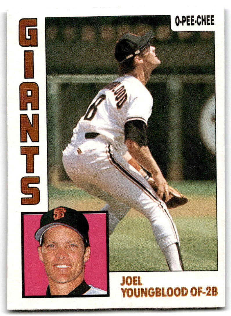 1984 O-Pee-Chee Joel Youngblood . San Francisco Giants #303