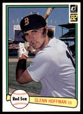 1982 Donruss Glenn Hoffman . Boston Red Sox #460