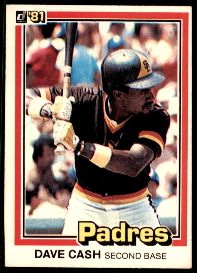 1981 Donruss Dave Cash . San Diego Padres #121