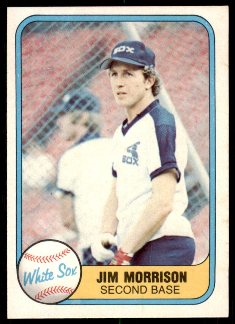 1981 Fleer Jim Morrison . Chicago White Sox #357