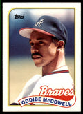 1989 Topps Traded Oddibe McDowell .  Atlanta Braves #78T