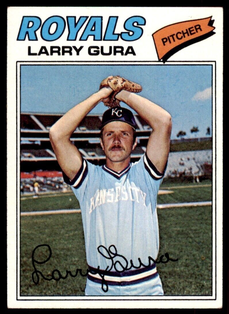 1977 Topps Larry Gura . Kansas City Royals #193