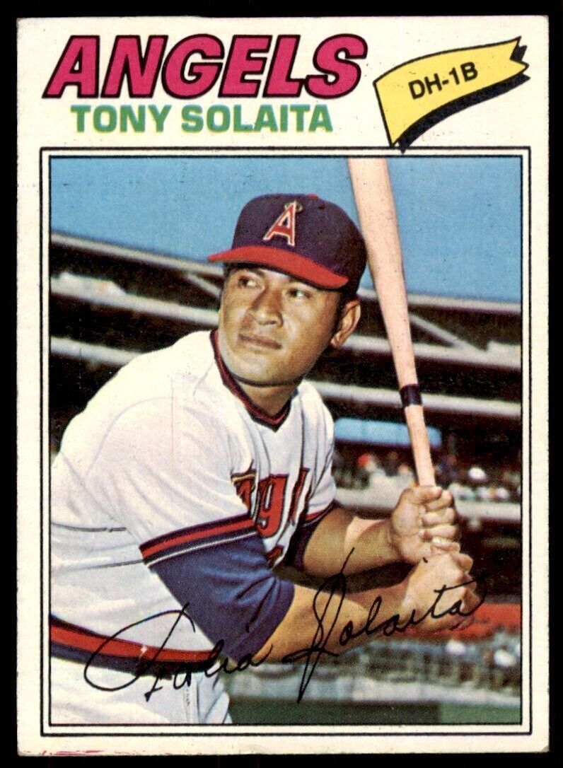 1977 Topps Tony Solaita . California Angels #482