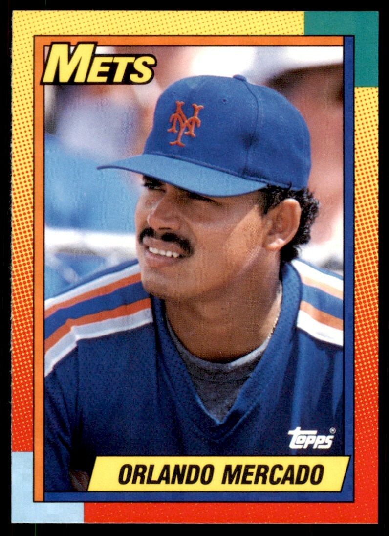 1990 Topps Traded Orlando Mercado .  New York Mets #73T