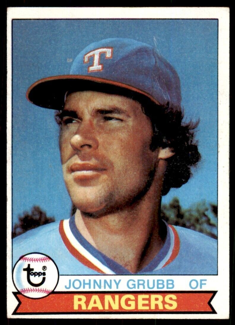 1979 Topps Johnny Grubb . Texas Rangers #198
