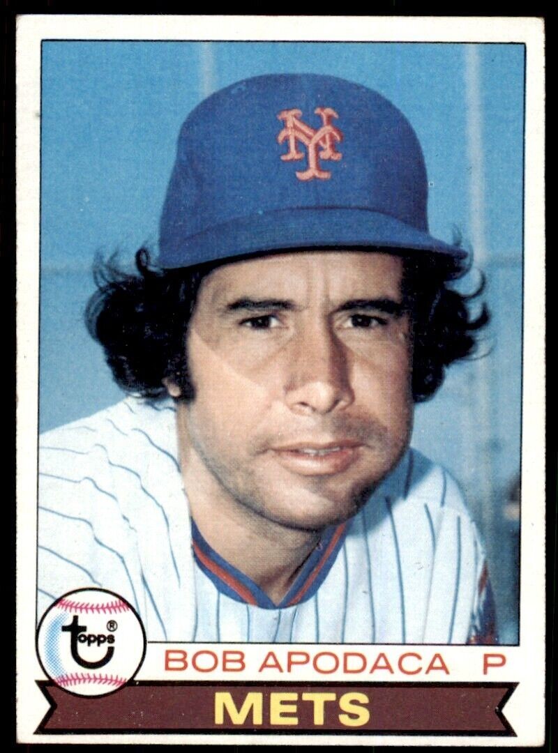 1979 Topps Bob Apodaca . New York Mets #197