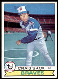 1979 Topps Craig Skok Rookie . Atlanta Braves #363