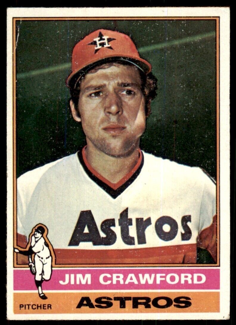 1976 Topps Jim Crawford . Houston Astros #428