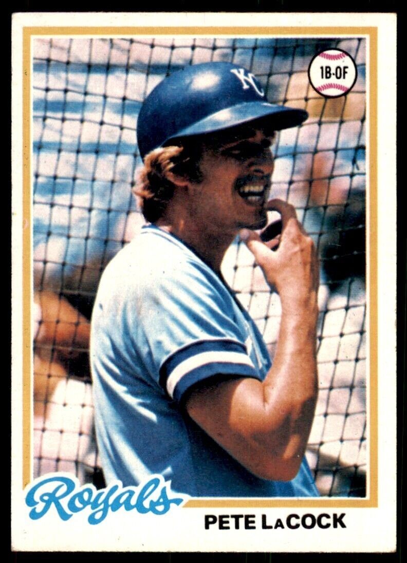 1978 Topps Pete LaCock . Kansas City Royals #157