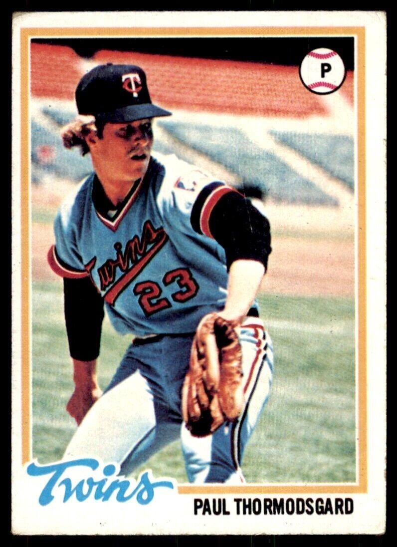 1978 Topps Paul Thormodsgard Rookie . Minnesota Twins #162