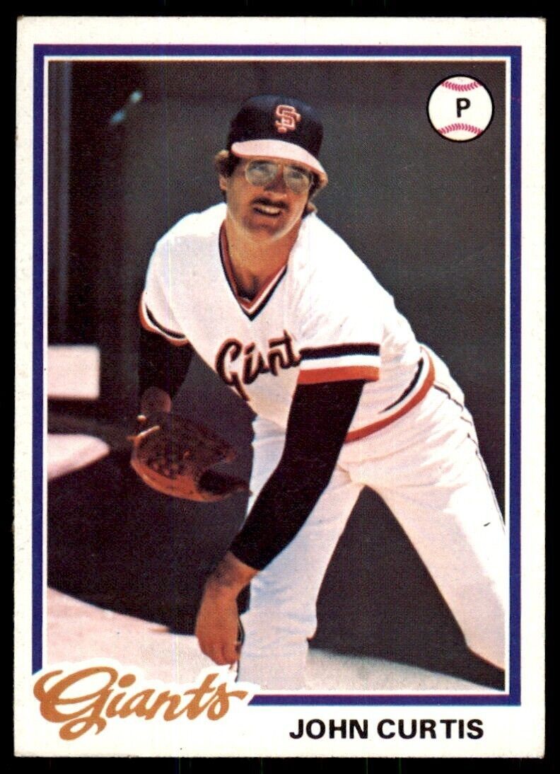 1978 Topps John Curtis . San Francisco Giants #486