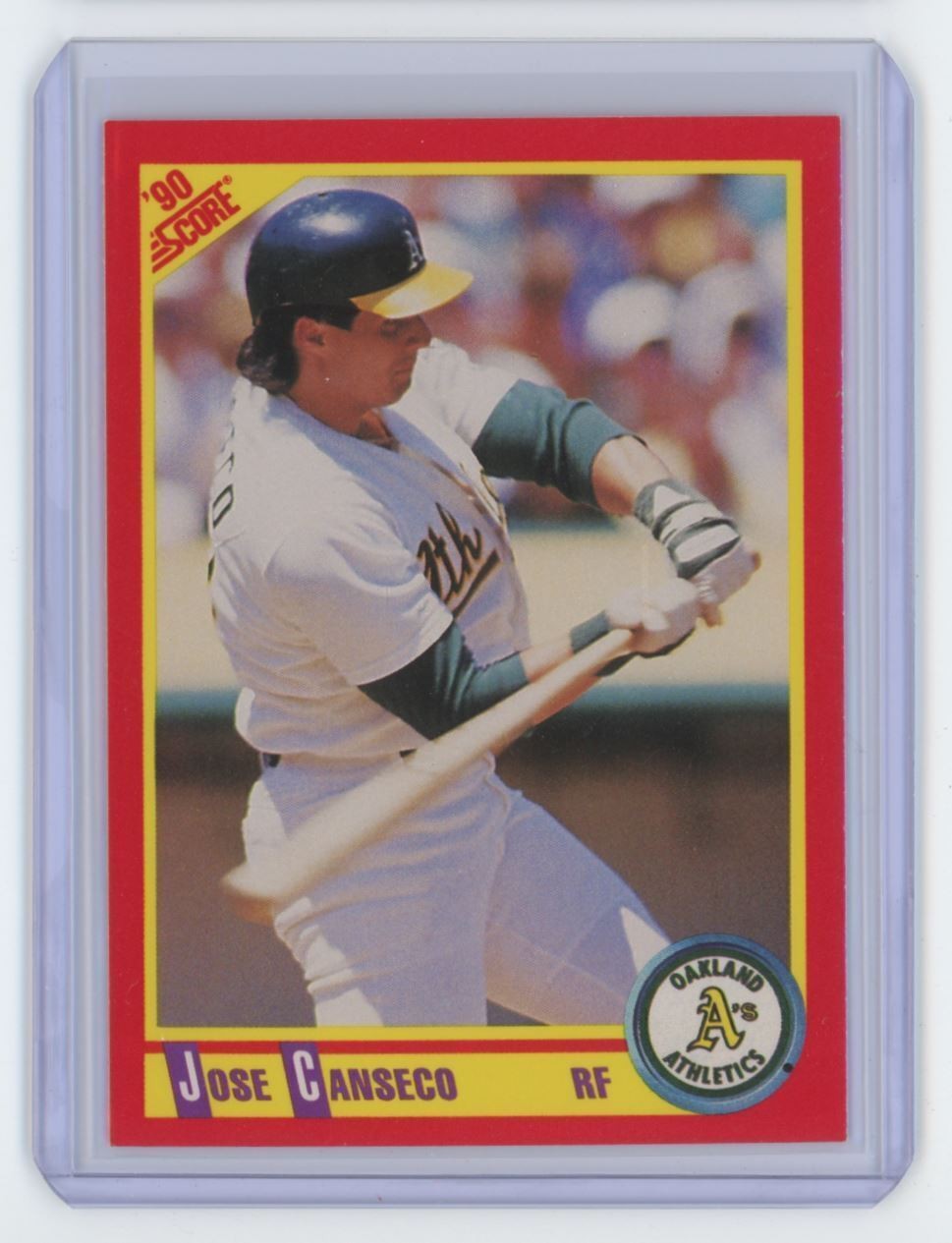 1990 Score Jose Canseco Oakland Athletics #375