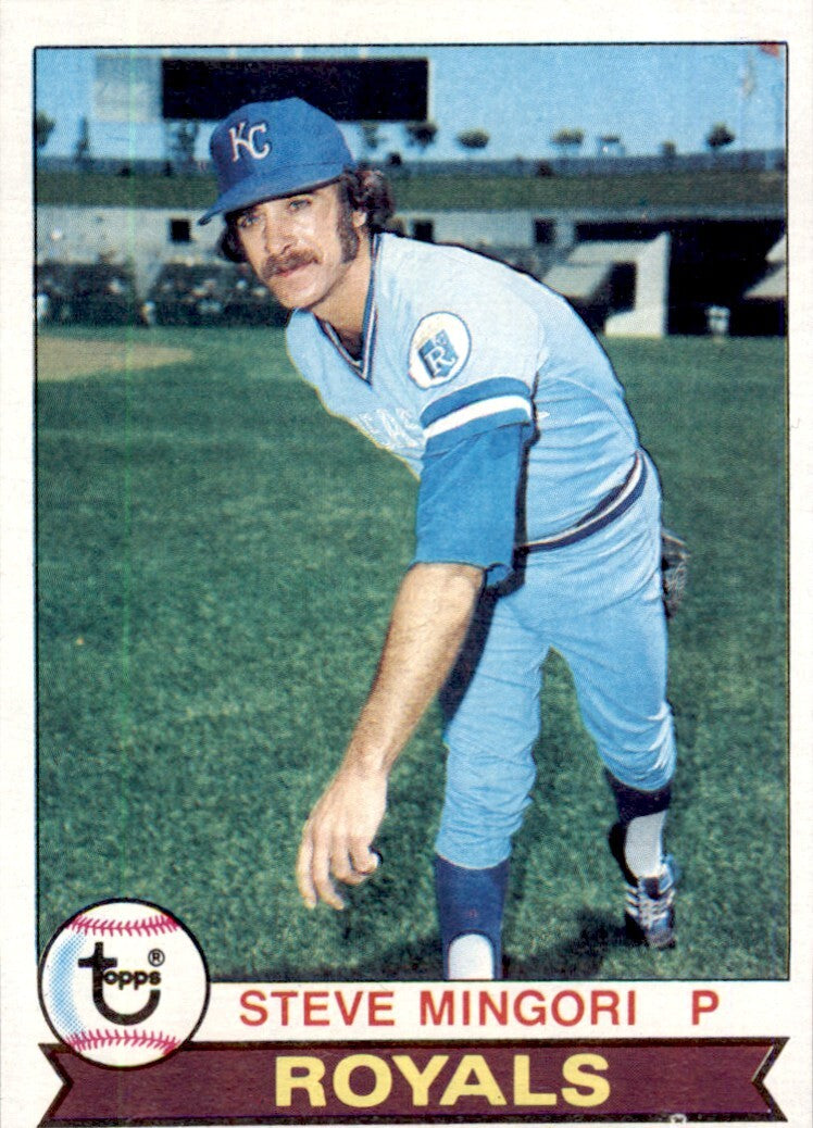 1979 Topps Steve Mingori . Kansas City Royals #72