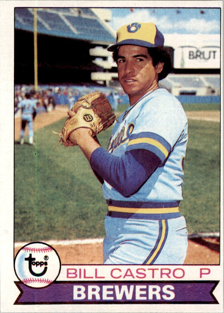 1979 Topps Bill Castro . Milwaukee Brewers #133