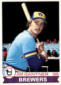 1979 Topps Jim Gantner . Milwaukee Brewers #154