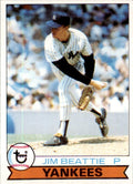 1979 Topps Jim Beattie Rookie .  New York Yankees #179