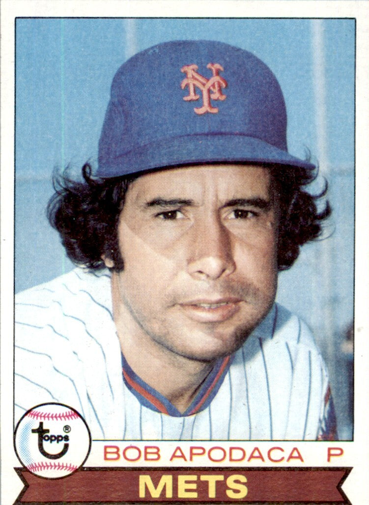 1979 Topps Bob Apodaca .  New York Mets #197