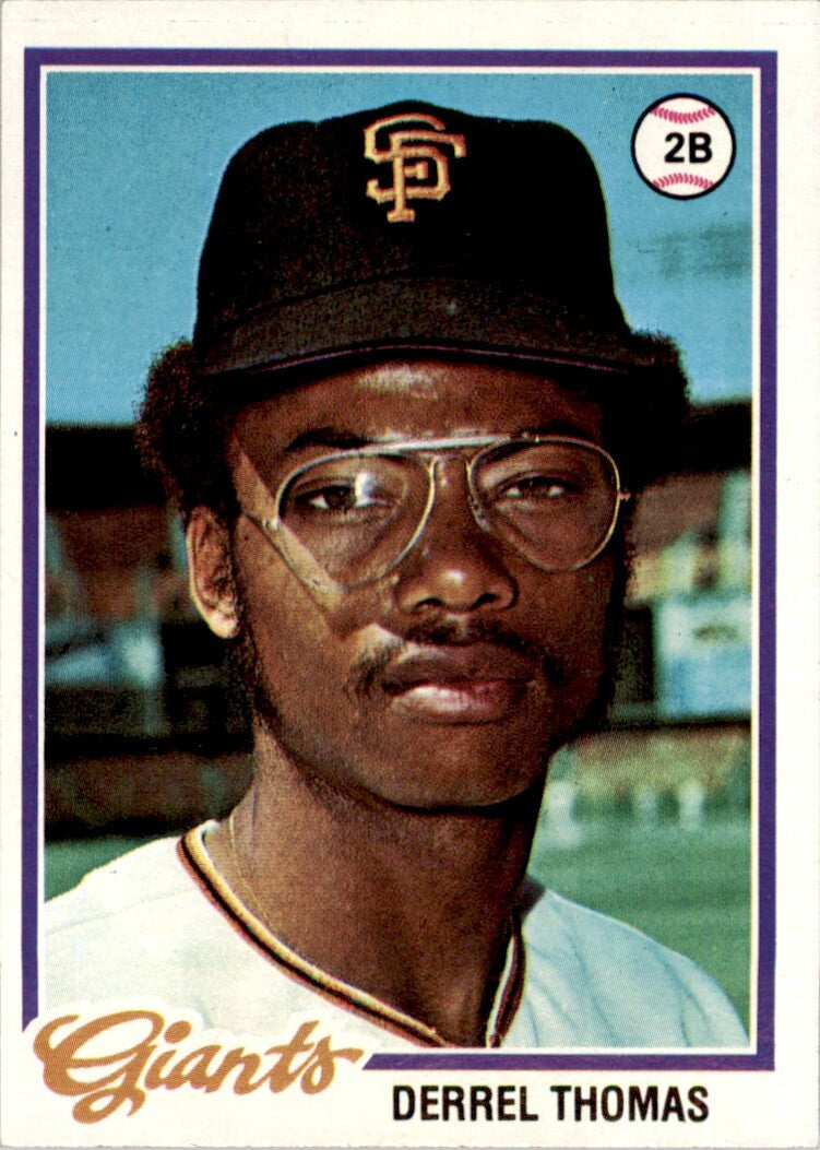 1978 Topps Derrel Thomas . San Francisco Giants #194
