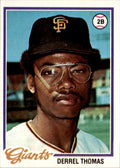 1978 Topps Derrel Thomas . San Francisco Giants #194