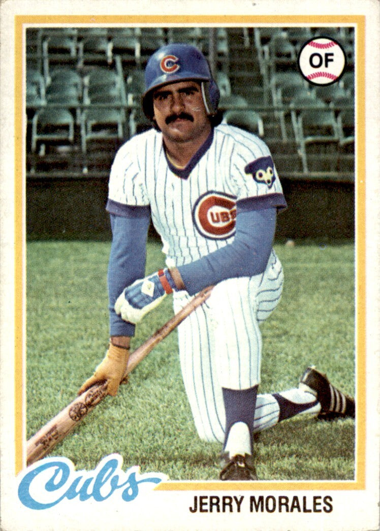 1978 Topps Jerry Morales . Chicago Cubs #175