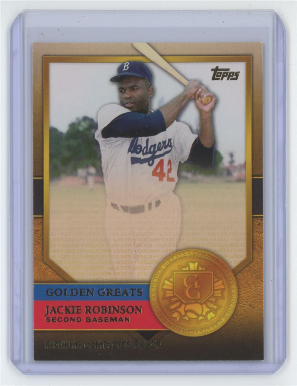 2012 Topps Golden Greats Jackie Robinson Brooklyn Dodgers #GG-63