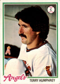 1978 Topps Terry Humphrey .  California Angels #71