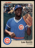 1983 Fleer Lee Smith . Chicago Cubs #508