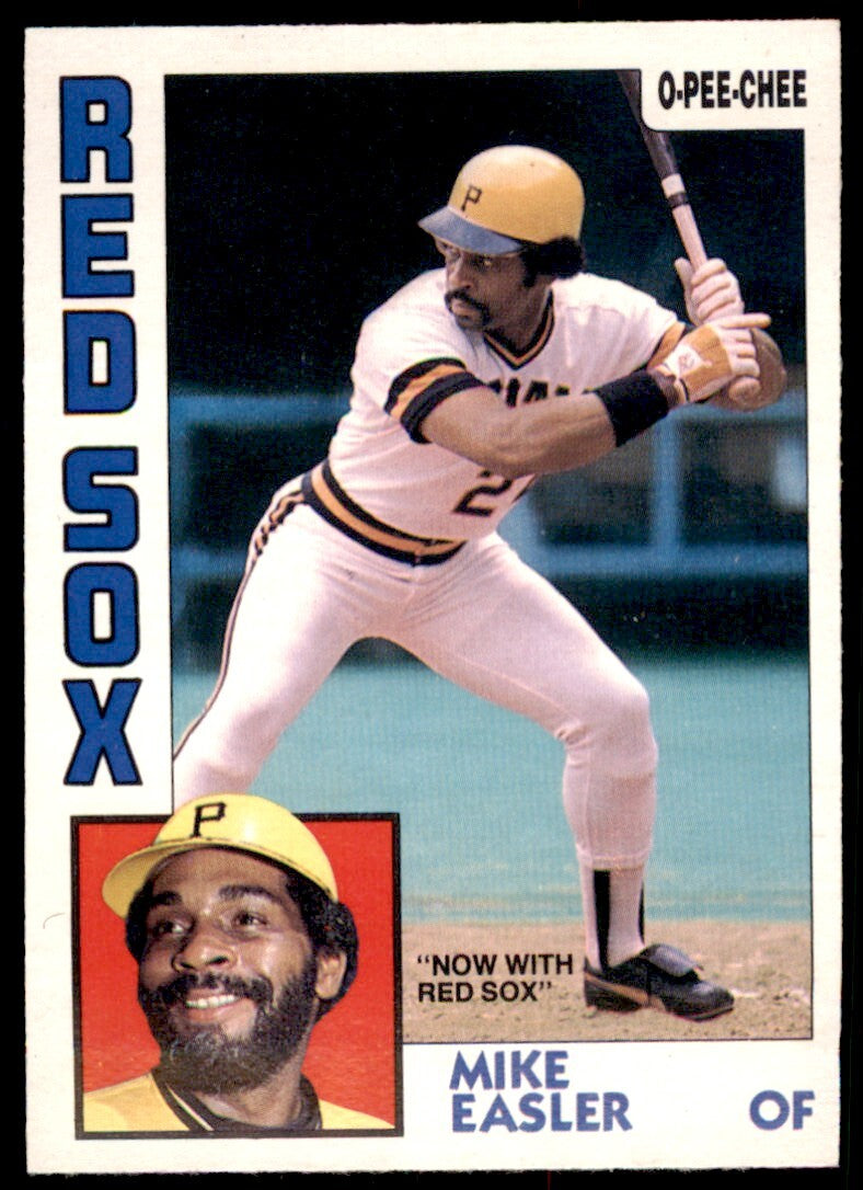 1984 O-Pee-Chee Mike Easler . Boston Red Sox #353
