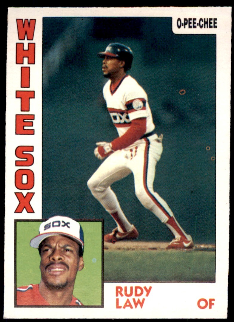 1984 O-Pee-Chee Rudy Law . Chicago White Sox #47