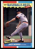 1987 Fleer Sluggers vs pitchers Jack Morris* Detroit Tigers #27