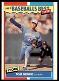 1987 Fleer Sluggers vs pitchers Tom Henke Toronto Blue Jays #19