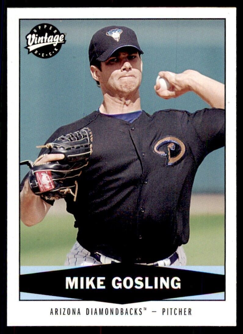 2004 Upper Deck Vintage Update Mike Gosling Arizona Diamondbacks #477