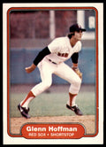 1982 Fleer Glenn Hoffman . Boston Red Sox #296
