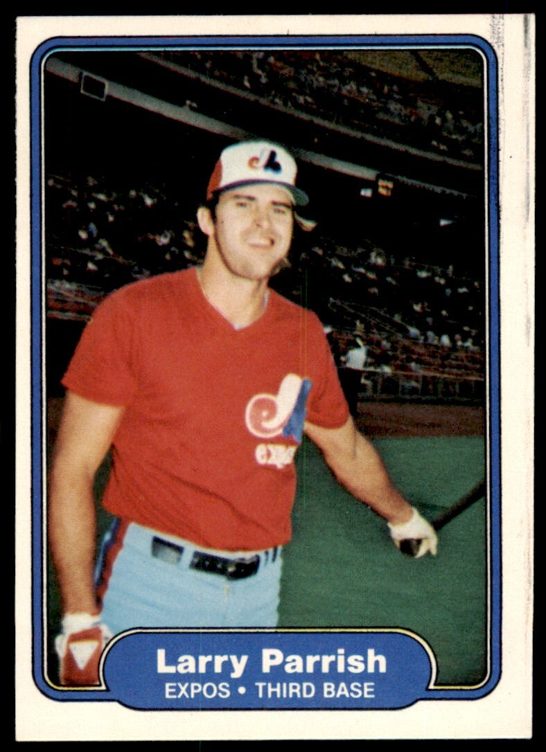 1982 Fleer Larry Parrish .  Montreal Expos #200