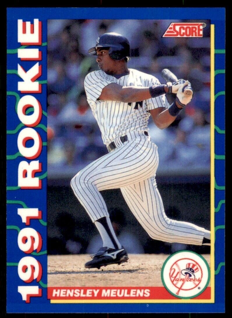 1991 Score Rookies Hensley Meulens Rookie New York Yankees #39