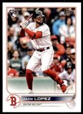 2022 Topps Jack Lopez Boston Red Sox #418