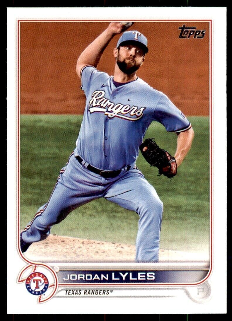 2022 Topps Jordan Lyles Texas Rangers #376