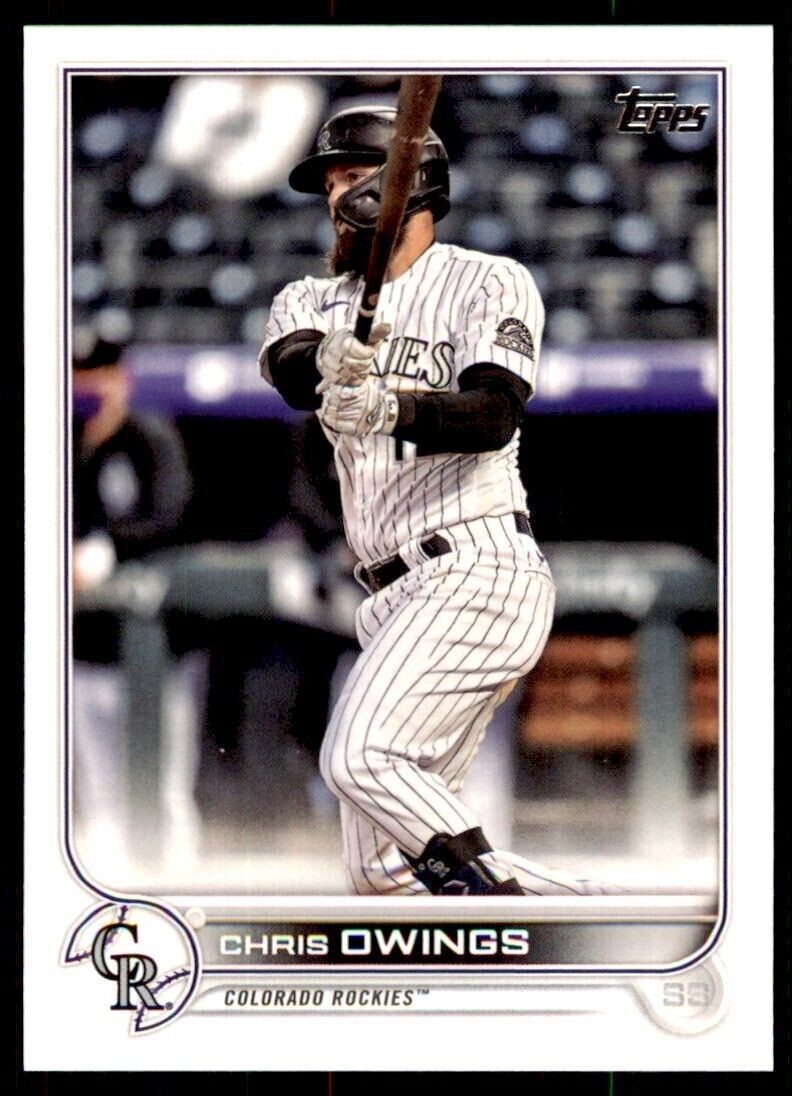 2022 Topps Chris Owings Colorado Rockies #462