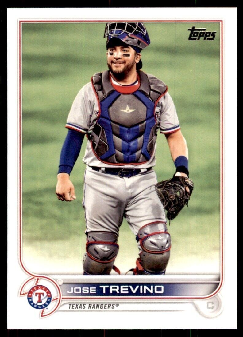 2022 Topps Jose Trevino Texas Rangers #564