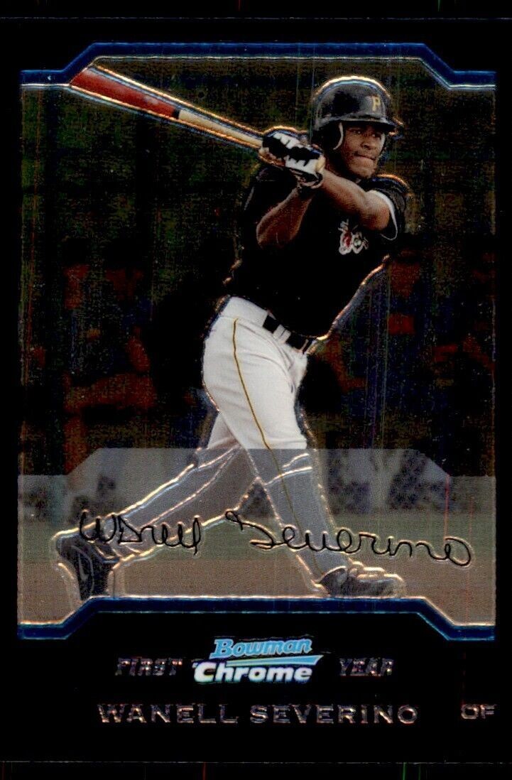 2004 Bowman Chrome Wanell Severino Pittsburgh Pirates #182