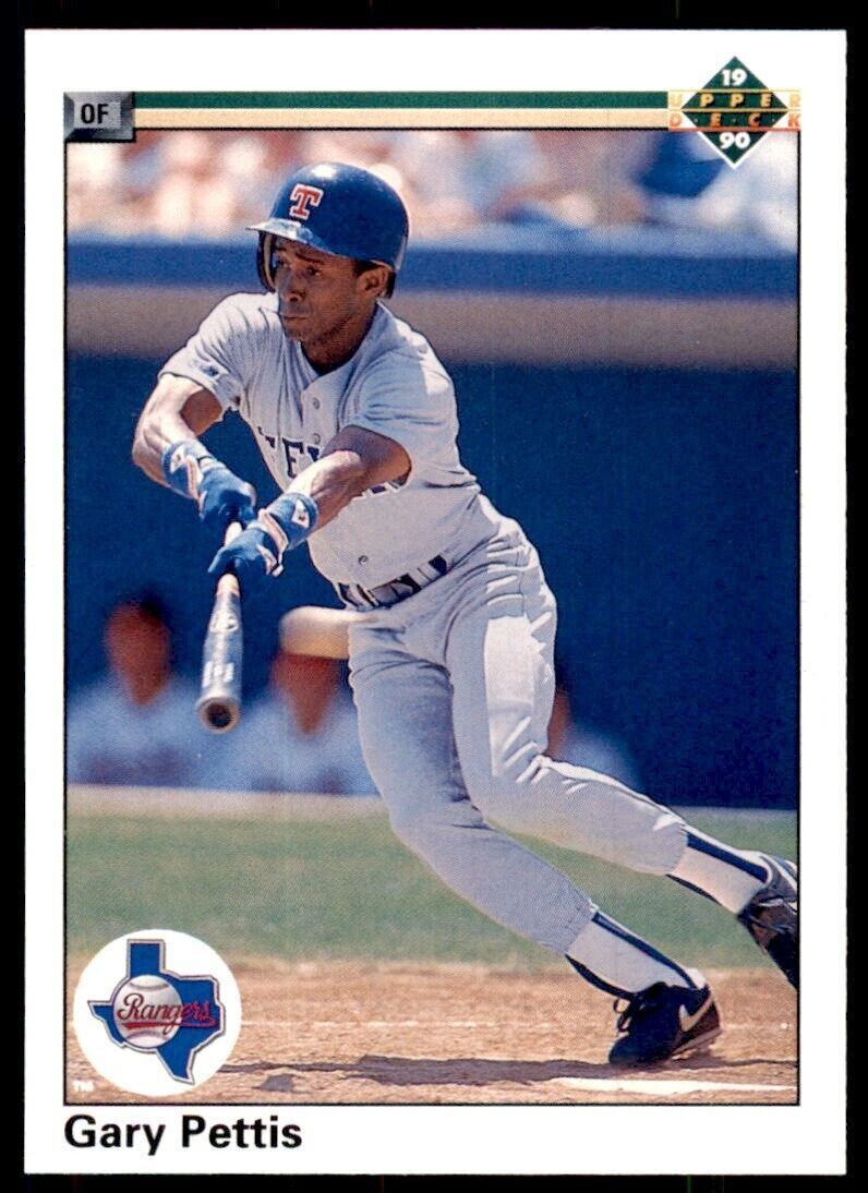 1990 Upper Deck High Series Gary Pettis Texas Rangers. #770